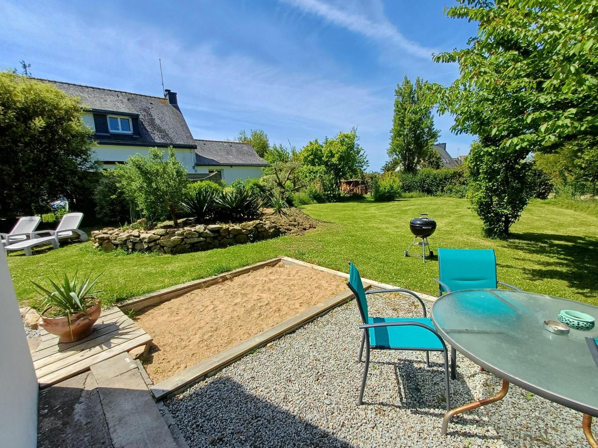 Maison De Vacances 4 Pers Avec Jardin Privatif A 1Km Plage Lines Et 300M De La Mer De Gavres - Ar Pil Jadur Plouhinec  エクステリア 写真