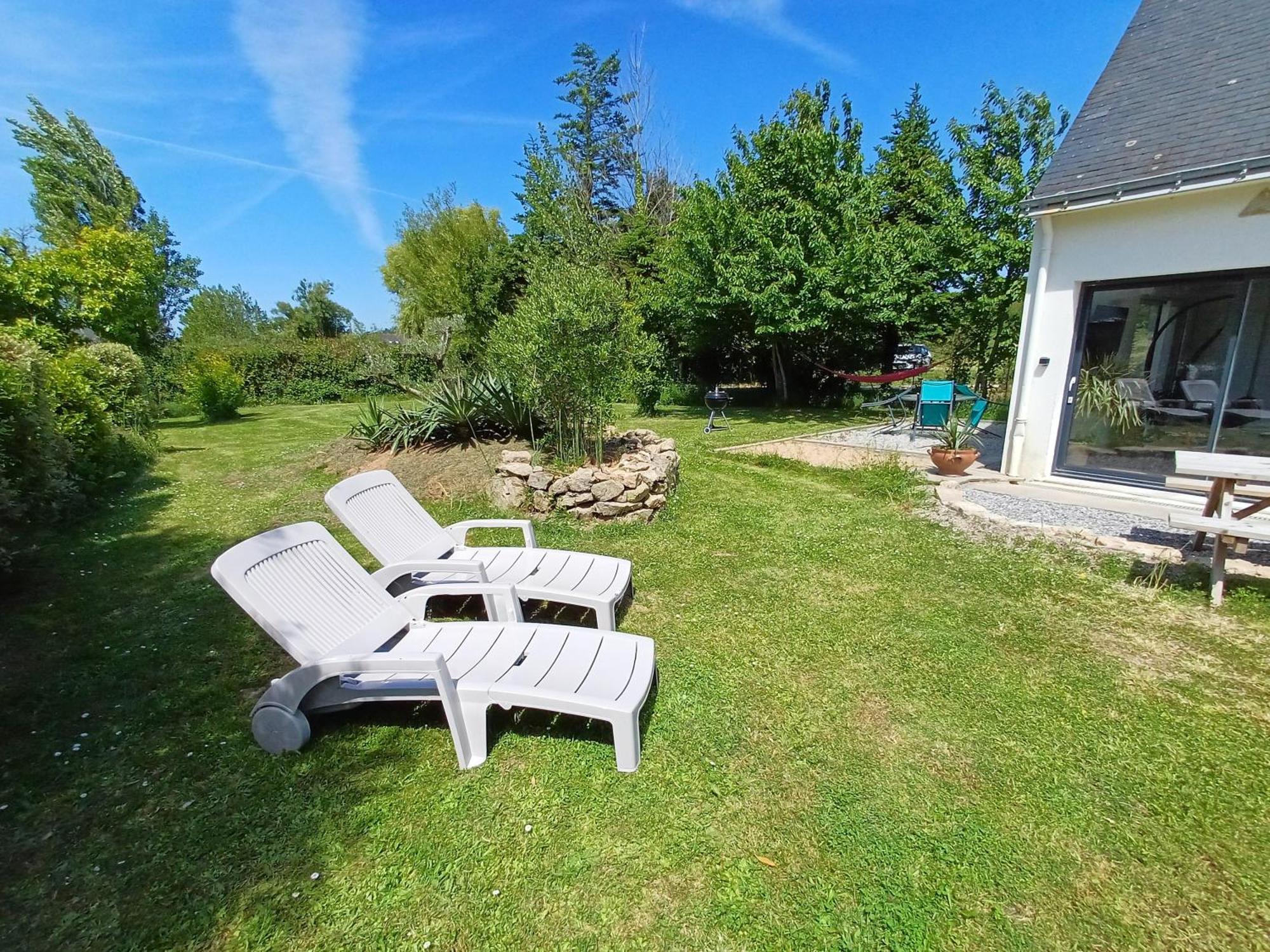 Maison De Vacances 4 Pers Avec Jardin Privatif A 1Km Plage Lines Et 300M De La Mer De Gavres - Ar Pil Jadur Plouhinec  エクステリア 写真