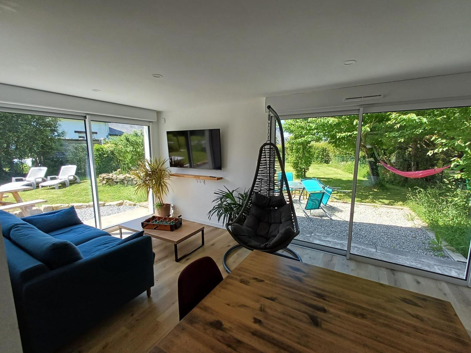 Maison De Vacances 4 Pers Avec Jardin Privatif A 1Km Plage Lines Et 300M De La Mer De Gavres - Ar Pil Jadur Plouhinec  エクステリア 写真